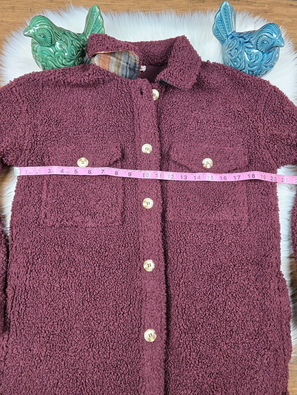 Hem & Thread Teddy Shacket Small - Picture 5 of 11